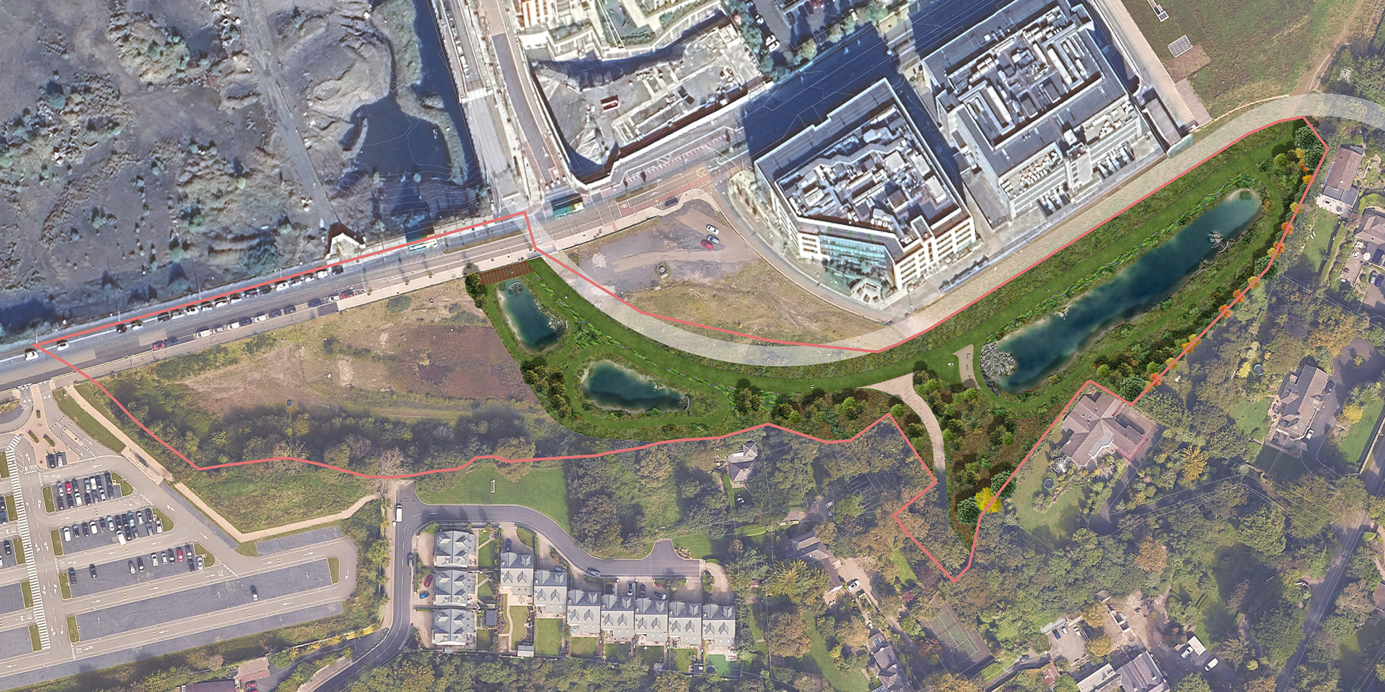 Cherrywood Attenuation Ponds - Murray & Associates Landscape Architecture